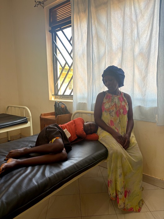NCD Camp - Lars serving water to children